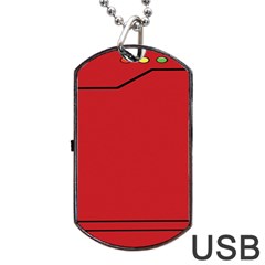 Pokedex Dog Tag USB Flash (Two Sides)