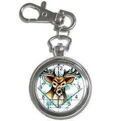 Deer-unicorn-tattoo-drawing-vector-watercolor Key Chain Watches