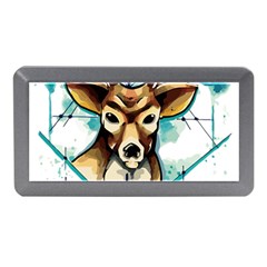 Deer-unicorn-tattoo-drawing-vector-watercolor Memory Card Reader (mini)