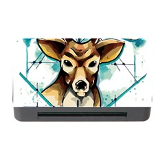 Deer-unicorn-tattoo-drawing-vector-watercolor Memory Card Reader With Cf