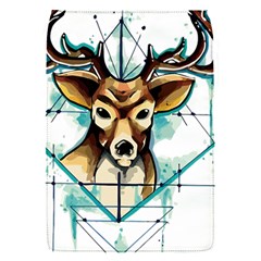 Deer-unicorn-tattoo-drawing-vector-watercolor Removable Flap Cover (s)