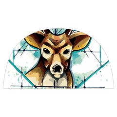 Deer-unicorn-tattoo-drawing-vector-watercolor Anti Scalding Pot Cap