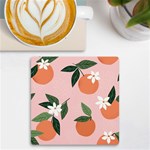 tropical polka plants 4 UV Print Square Tile Coaster  Front