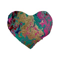 Freedom To Pour Standard 16  Premium Heart Shape Cushions by Hayleyboop