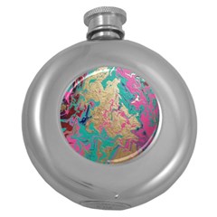 Freedom To Pour Round Hip Flask (5 Oz) by Hayleyboop