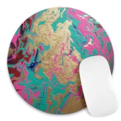 Freedom To Pour Round Mousepads by Hayleyboop