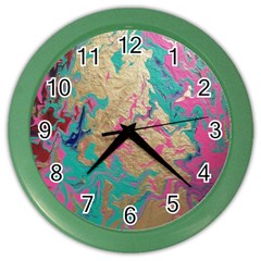 Freedom To Pour Color Wall Clock by Hayleyboop