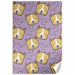 Corgi Pattern Canvas 20  x 30  19.62 x28.9  Canvas - 1