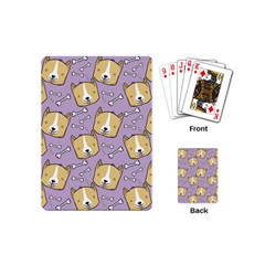 Corgi Pattern Playing Cards Single Design (mini)