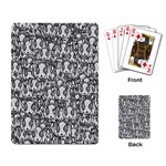 Sketchy Monster Insect Drawing Motif Pattern Playing Cards Single Design (Rectangle) Back