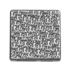 Sketchy Monster Insect Drawing Motif Pattern Memory Card Reader (square 5 Slot) by dflcprintsclothing