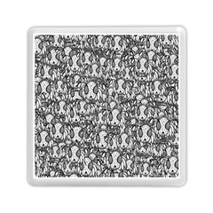 Sketchy Monster Insect Drawing Motif Pattern Memory Card Reader (square) by dflcprintsclothing