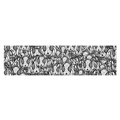 Sketchy Monster Insect Drawing Motif Pattern Oblong Satin Scarf (16  X 60 ) by dflcprintsclothing