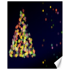 Abstract-christmas-tree Canvas 16  X 20  by nate14shop