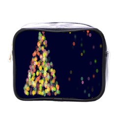 Abstract-christmas-tree Mini Toiletries Bag (one Side) by nate14shop