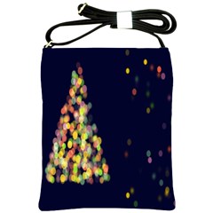 Abstract-christmas-tree Shoulder Sling Bag