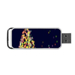 Abstract-christmas-tree Portable Usb Flash (two Sides) by nate14shop