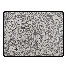 Artwork-005 Double Sided Fleece Blanket (small)  by nate14shop