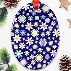 Background-a 002 Oval Ornament (two Sides)