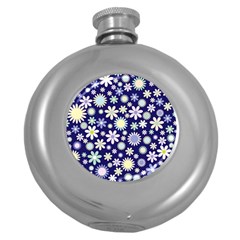 Background-a 002 Round Hip Flask (5 Oz) by nate14shop