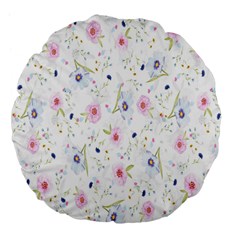 Background-a 007 Large 18  Premium Flano Round Cushions by nate14shop