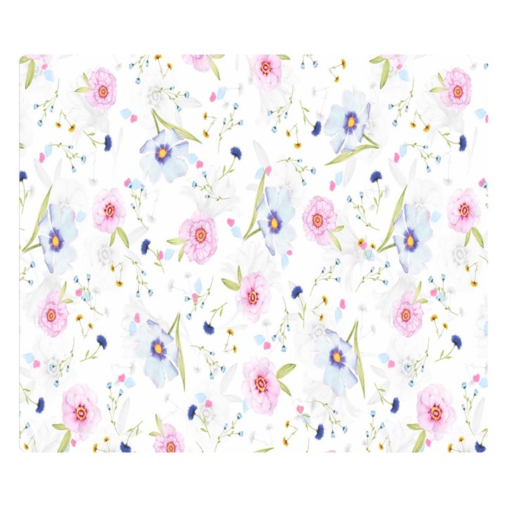 Background-a 007 Double Sided Flano Blanket (Small) 