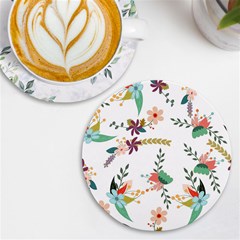 Background-a 011 Uv Print Round Tile Coaster