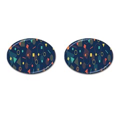 Background-a 012 Cufflinks (oval)