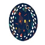 Background-a 012 Oval Filigree Ornament (Two Sides) Back