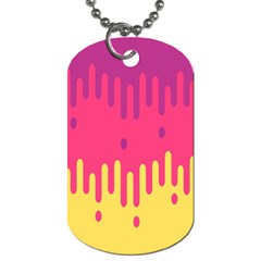 Background-a 013 Dog Tag (two Sides) by nate14shop