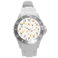 Background-a 016 Round Plastic Sport Watch (l) by nate14shop