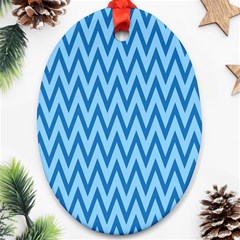 Background-cevrons-blue-001 Ornament (oval)