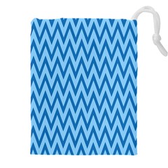 Background-cevrons-blue-001 Drawstring Pouch (4xl) by nate14shop