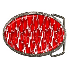 Banner Love Red Belt Buckles by nate14shop