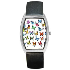 Big Collection Off Colorful Butterfiles Barrel Style Metal Watch by nate14shop