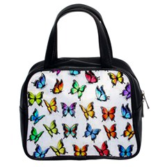 Big Collection Off Colorful Butterfiles Classic Handbag (two Sides) by nate14shop