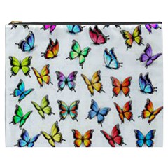 Big Collection Off Colorful Butterfiles Cosmetic Bag (xxxl) by nate14shop