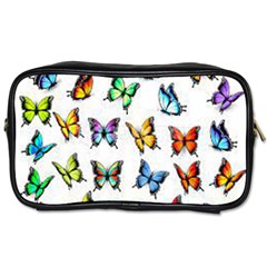 Big Collection Off Colorful Butterfiles Toiletries Bag (two Sides) by nate14shop