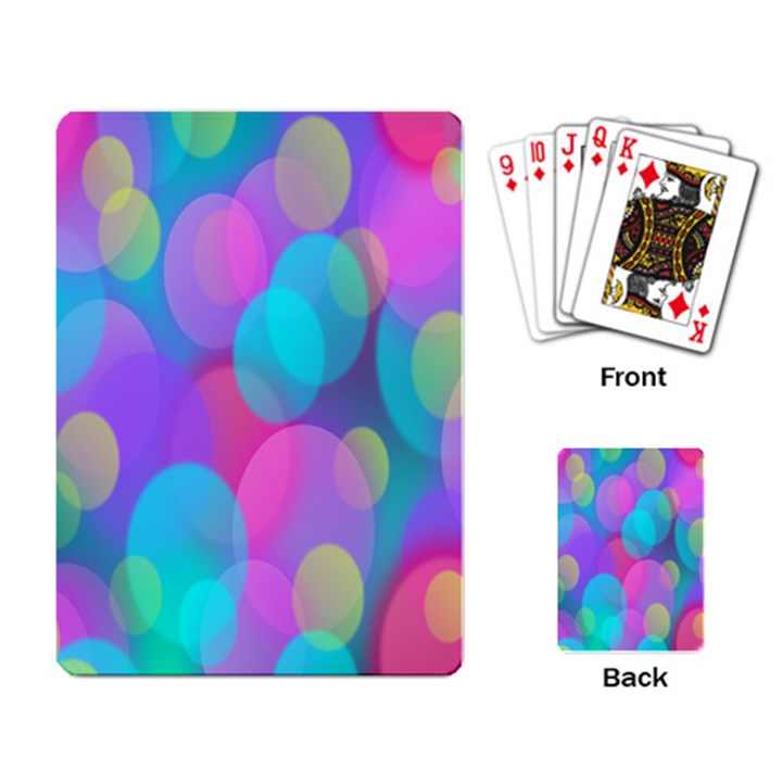 Bokeh-002 Playing Cards Single Design (Rectangle)