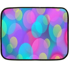 Bokeh-002 Fleece Blanket (mini) by nate14shop