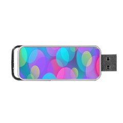 Bokeh-002 Portable Usb Flash (one Side) by nate14shop