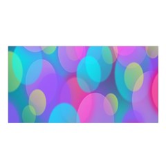 Bokeh-002 Satin Shawl 45  X 80  by nate14shop