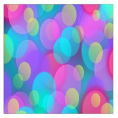 Bokeh-002 Square Satin Scarf (36  X 36 ) by nate14shop