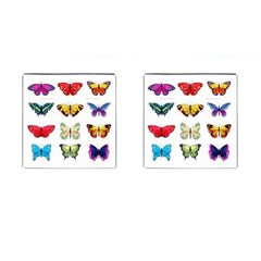 Butterflay Cufflinks (square) by nate14shop