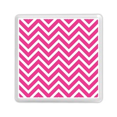 Chevrons - Pink Memory Card Reader (square) by nate14shop