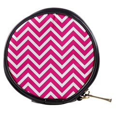 Chevrons - Pink Mini Makeup Bag