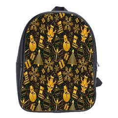 Christmas-a 001 School Bag (large) by nate14shop