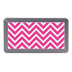 Chevrons - Pink Memory Card Reader (mini)