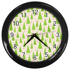 Christmas-a 002 Wall Clock (black) by nate14shop