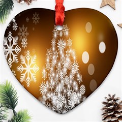 Christmas-tree-a 001 Ornament (heart) by nate14shop